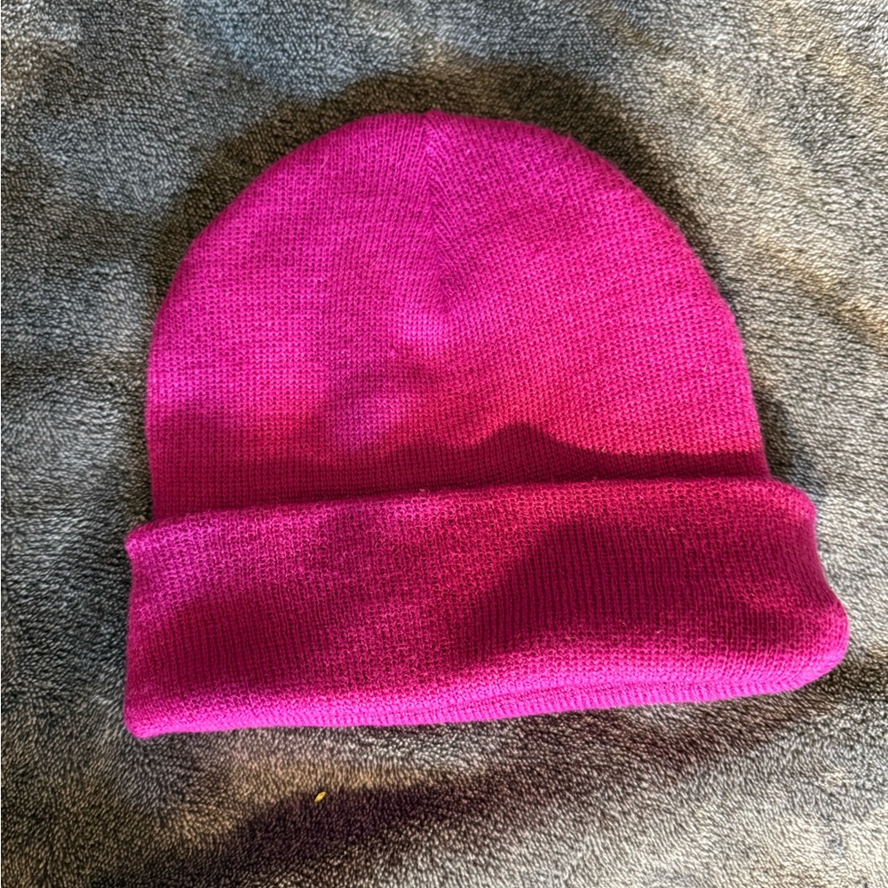 Vibrant Pink Knit Beanie
